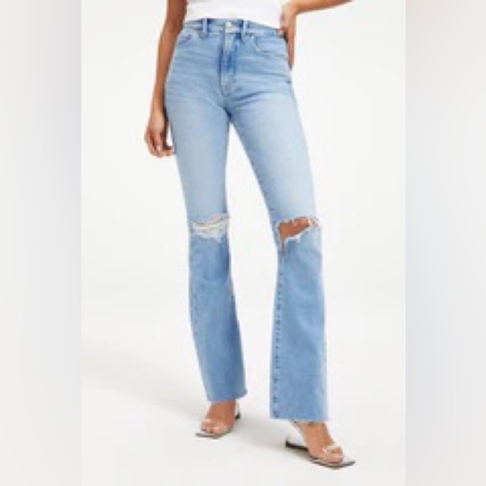 NWT Size 2 GOOD CLASSIC BOOT RAW HEM | INDIGO129
